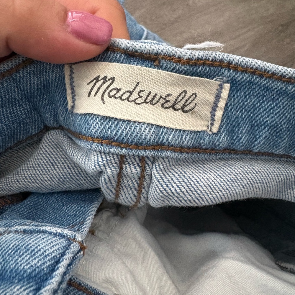 Madewell Light Blue High-Rise Skinny Jeans